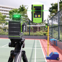 Load image into Gallery viewer, Cross Line Laser Level 12 Lines 3D Green Beam 360 Degree Vertical & Horizontal with USB Charging Huepar GF360G