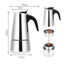 Load image into Gallery viewer, Coffee Percolator Moka Pot Stovetop Espresso Maker