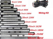 Load image into Gallery viewer, 12V 24V Double LED Light Bar