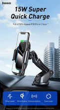 Load image into Gallery viewer, Baseus 15W Wireless Car Charger