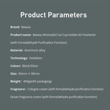 Load image into Gallery viewer, Baseus Car Air Freshener Formaldehyde Air Cleaner