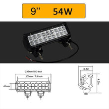 Load image into Gallery viewer, 12V 24V Double LED Light Bar