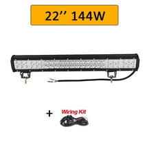 Load image into Gallery viewer, 12V 24V Double LED Light Bar