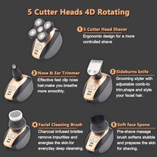 Load image into Gallery viewer, 5 in 1 Rechargeable Men Electric Shaver