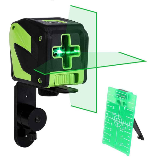 Huepar Self-leveling Laser Level with Rechargeable Li-ion Battery- Green Beam Cross Line Laser Level with Pulse Mode 5011G