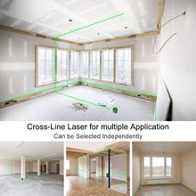 Load image into Gallery viewer, Huepar Green Beam Cross Laser Level-360-Degree Horizontal Two Vertical Lines Plus Plumb Point Self-Leveling Alignment Multi Line 622CG
