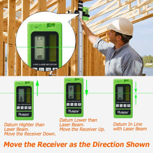 Load image into Gallery viewer, Huepar LR-5RG-GN Laser Detector for Laser Level - Green and Red Beam Receiver
