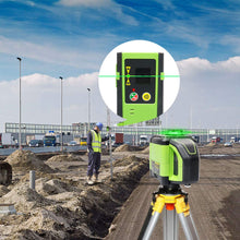 Load image into Gallery viewer, Huepar Electronic Self-Leveling 3D Green Beam Laser Level -3x360 Cross Line DT03G
