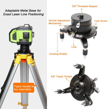 Load image into Gallery viewer, Huepar Electronic Self-Leveling 3D Green Beam Laser Level -3x360 Cross Line DT03G
