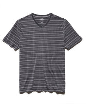 Load image into Gallery viewer, DOLAN STRIPED BURNOUT V-NECK TEE
