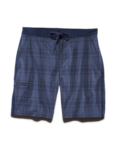 ATHENS PLAID SWIM SHORT