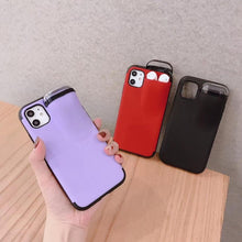 Load image into Gallery viewer, 2in1 AirPods Holder &amp; iPhone Case for 11 Pro Max Xs Max Xr X 10 8 7 Plus Cover Hard Case Original New Design
