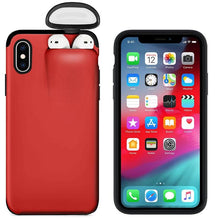 Load image into Gallery viewer, 2in1 AirPods Holder &amp; iPhone Case for 11 Pro Max Xs Max Xr X 10 8 7 Plus Cover Hard Case Original New Design
