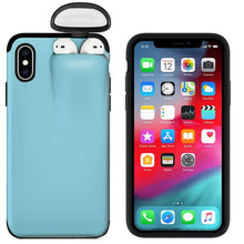 Load image into Gallery viewer, 2in1 AirPods Holder &amp; iPhone Case for 11 Pro Max Xs Max Xr X 10 8 7 Plus Cover Hard Case Original New Design
