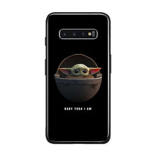 Load image into Gallery viewer, Baby yoda meme soft silicone tempered glass phone case cover shell For Samsung Galaxy S8 S9 S10e S10 Note 8 9 10 Plus
