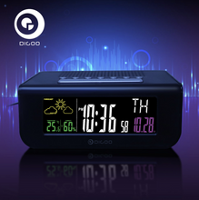 Load image into Gallery viewer, Digoo Alarm Clock Wireless Digital Weather
