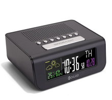 Load image into Gallery viewer, Digoo Alarm Clock Wireless Digital Weather
