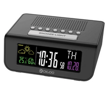 Load image into Gallery viewer, Digoo Alarm Clock Wireless Digital Weather
