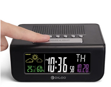 Load image into Gallery viewer, Digoo Alarm Clock Wireless Digital Weather
