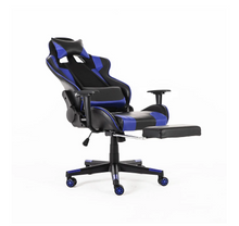 Load image into Gallery viewer, Gaming Chair Ergonomic High Back Office Chair Reclining Chair Adjustable Rotating Lift Chair PU Leather Desk Chair with Footrest
