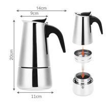 Load image into Gallery viewer, Coffee Percolator Moka Pot Stovetop Espresso Maker
