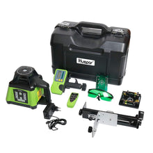 Load image into Gallery viewer, Huepar Electronic Self-Leveling Green Rotary Laser Level Kit, Remote Control, Receiver Included RL200HVG
