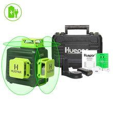 Load image into Gallery viewer, Huepar 3x360 Laser Level, Li-ion Battery &amp; Hard Carry Case included B03CG
