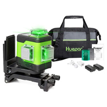 Load image into Gallery viewer, Huepar 3D Cross Line Self-Leveling Laser Level, Li-ion Battery &amp; Portable Tool Bag included 503CG
