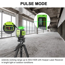 Load image into Gallery viewer, Huepar 3x360 Laser Level, Li-ion Battery &amp; Hard Carry Case included B03CG
