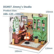 Load image into Gallery viewer, DIY Miniature DollHouse Wooden Kits Toy
