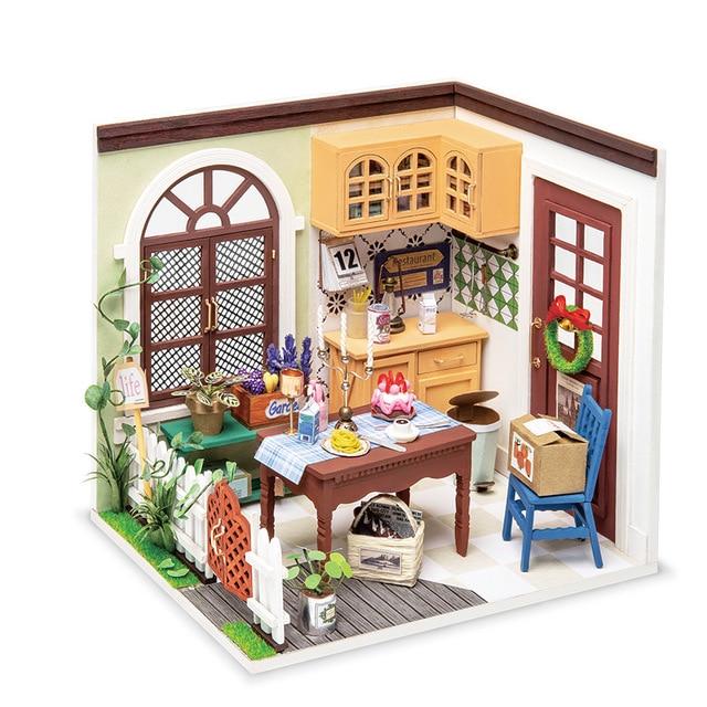 DIY Miniature DollHouse Wooden Kits Toy