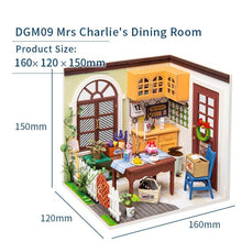 Load image into Gallery viewer, DIY Miniature DollHouse Wooden Kits Toy
