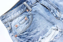 Load image into Gallery viewer, Denim Destroyed Shorts Men Summer Ripped Hip Hop Shorts Men Cool Men&#39;s Short with Hole
