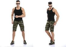 Load image into Gallery viewer, 2018 New Fashion Camouflage Cargo Shorts Men Summer Hot Casual Slim Fit Cotton Mens Shorts
